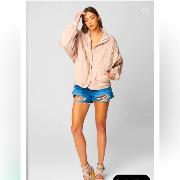 NEW - BLANKNYC Women's Tencel Drop Shoulder Quilted Jacket - size XS​​​​​ - Picture 1 of 10